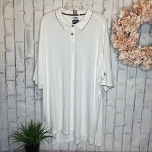 Adidas climate control off-white polo 2XL